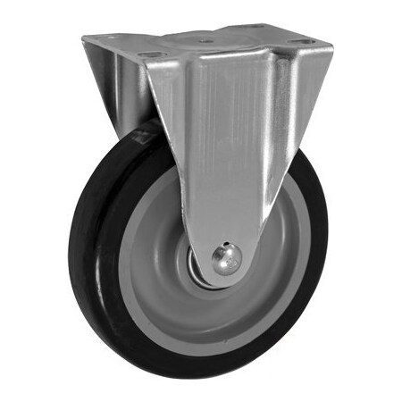 Casterhq 5"x1.25" Polyurethane ON POLYOLEFIN Wheel, Rigid Caster, Light/Med LDPPR5X125